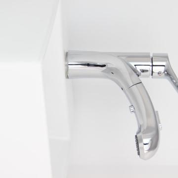 Estilo de China Dragon Tap Design Baño Doble manija Grifo de lavabo de latón
