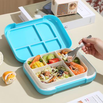 Leak-Proof Bento Box with 3-Compartment Microwave Lunch Container