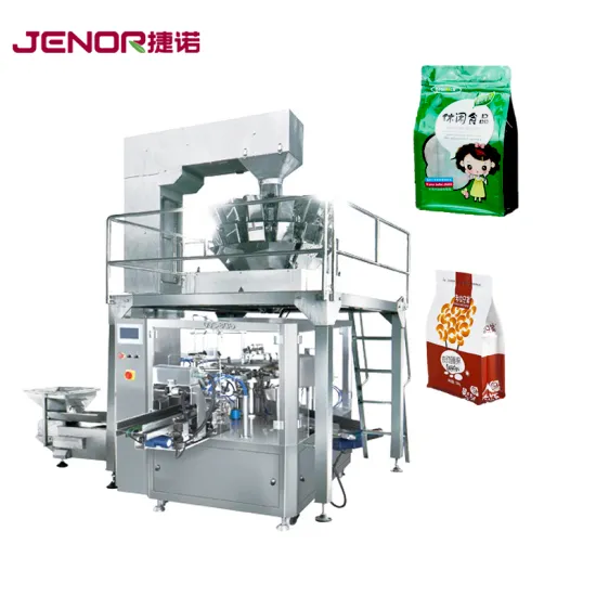 8-Station Zipper Pickle Food Packing Machine