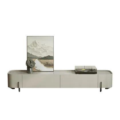 Microcrystalline Stone Entertainment TV Console