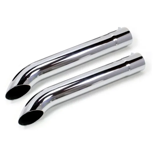 Custom Chrome Stainless Steel Truck Exhaust Stack - 5 Inch to 7 Inch