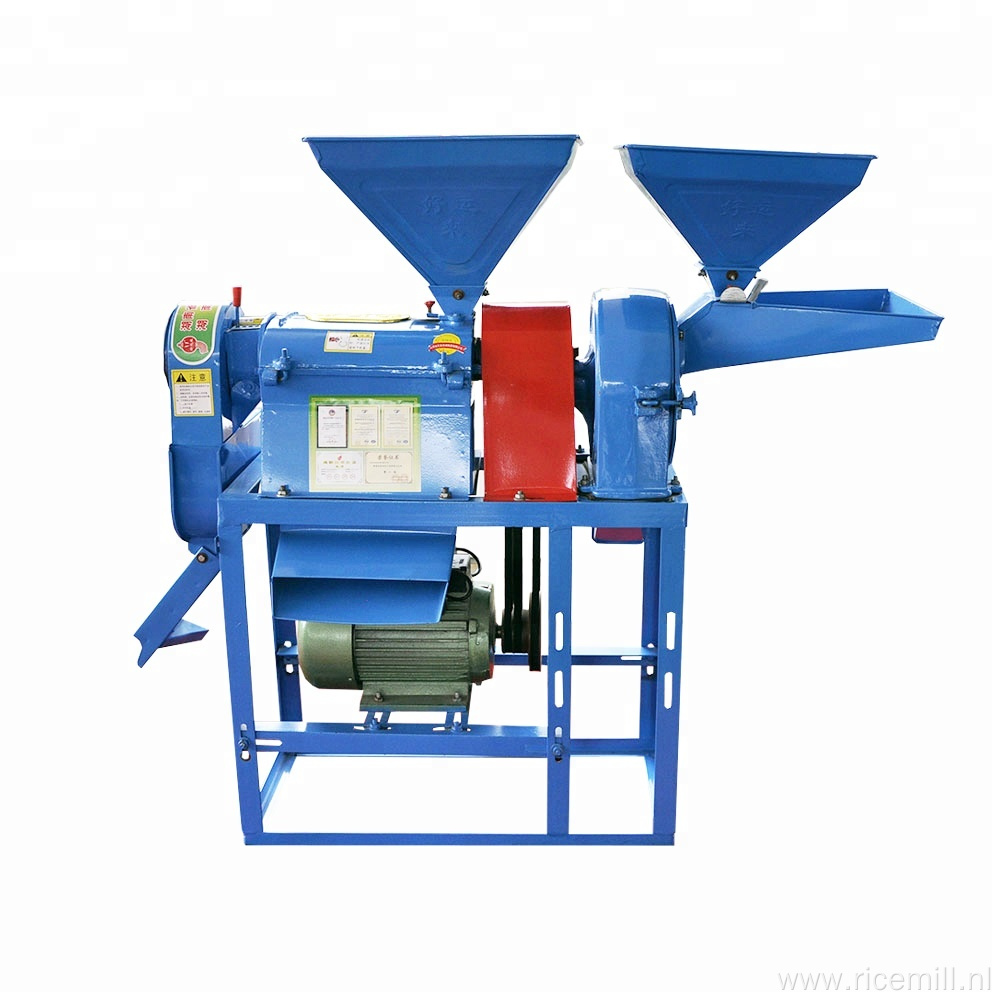 Electric motor mini home use rice sheller machine