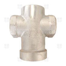 Durable Metal Cross Four-Way Valve Fitting