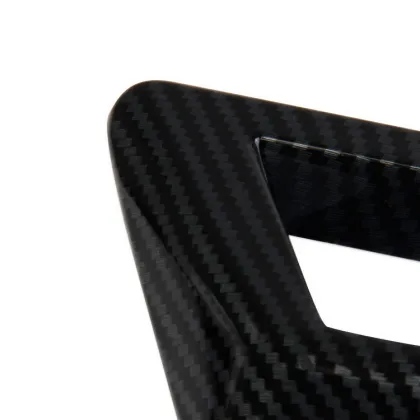 Carbon Fiber Tailgate License Light Cover Trim for Hyundai Santa Cruz 2022 2023