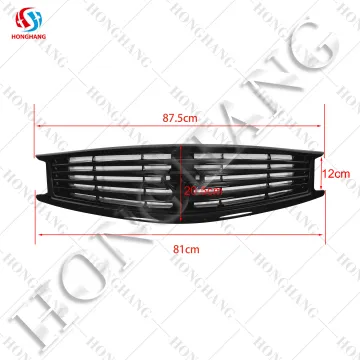 Car Front Bumper Grille and Black Front Grille for Infiniti G37/G25/Q40 by Honghang Factory