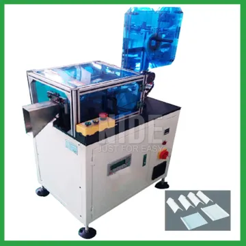 Automatic stator wedge forming and cutting machine