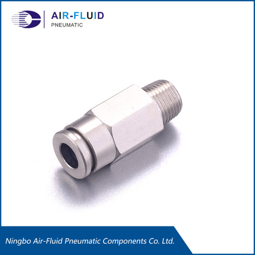 공기 - 유체 윤활 어댑터 남성 스트레이트