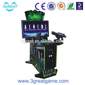 High quality indoor alien shooting arcade game machine