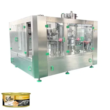 Canned Minced Beef Filling and Sealing Machine for Wet Cat Food