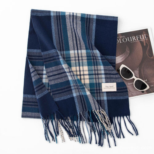 New Autumn Winter Houndstooth Plaid Cashmere Scarf Christmas Shawl
