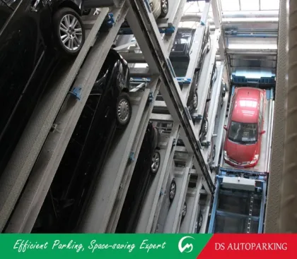 PCSY robotic revolving multi layers vertical parking garage