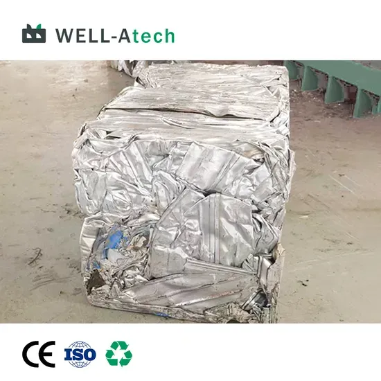 Hydraulic UBC Metal Baler for Scrap Aluminum, Can, Steel & Industrial Metal Shaving Machine