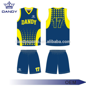 Maglie da basket reversibili personalizzate con numeri
