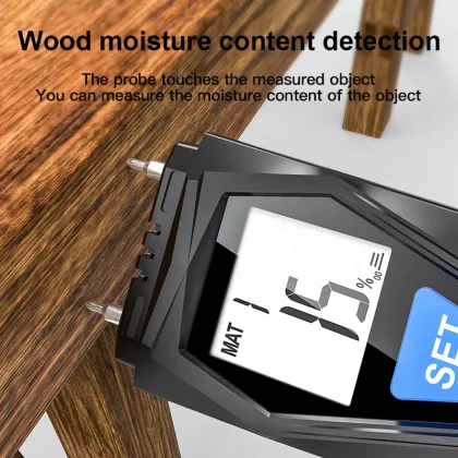 Wood and Concrete Moisture Meters with Memory Function