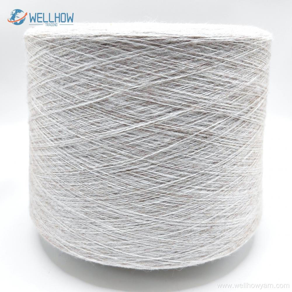 1/14NM 6%WOOL 65%POLYESTER 13%NYLON 13%ACRYLIC 3%SPANDEX BRUSH YARN