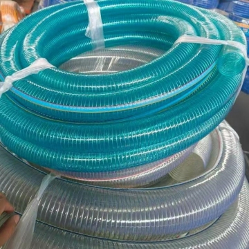PVC Steel Wire Reinforced Hose for Rigid Fully Vacuum Suction