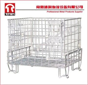 Heavy duty stackable steel storage cage (L1200*W800 mm/OEM)