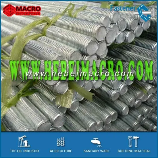 UNF threads studing 3meter threaded bar