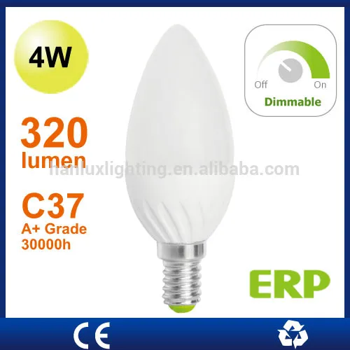 Dim 4w C37 LED bulb