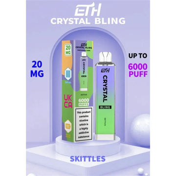 Eth Crystal Bling 6000 Puffs Vape France Wholesale