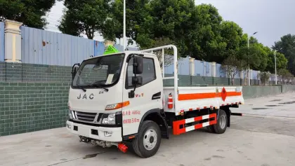 5 tons fence cargo lorry gas cylinder carrier