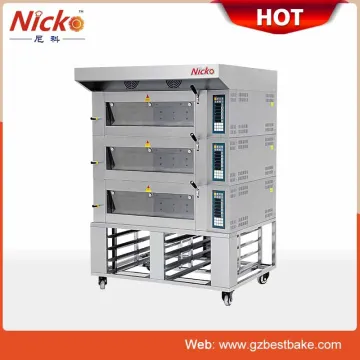Commercial Industrial Bakery Electric and Gas Deck Pizza Bread Baking Oven