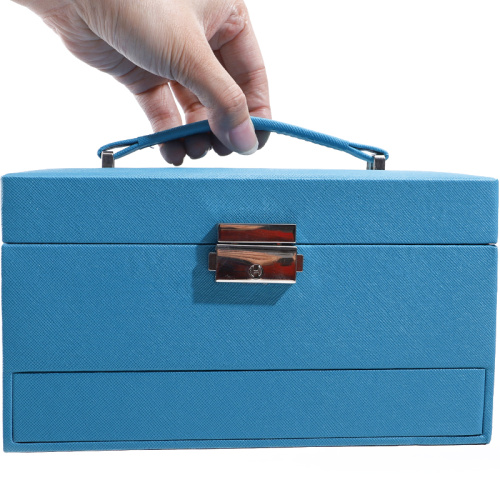 Large Capacity Custom Logo Jewelry Box with Mirror