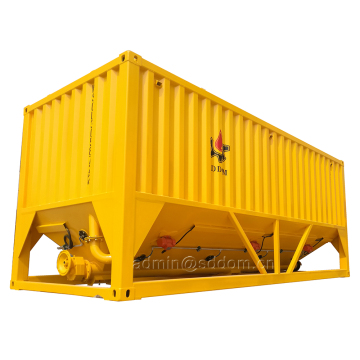 50T Container Silo: Horizontal Mobile Cement Silo for Sale