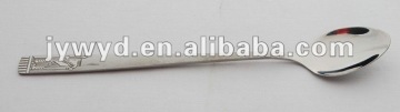 Fashion design stainless steel ice cream spoon