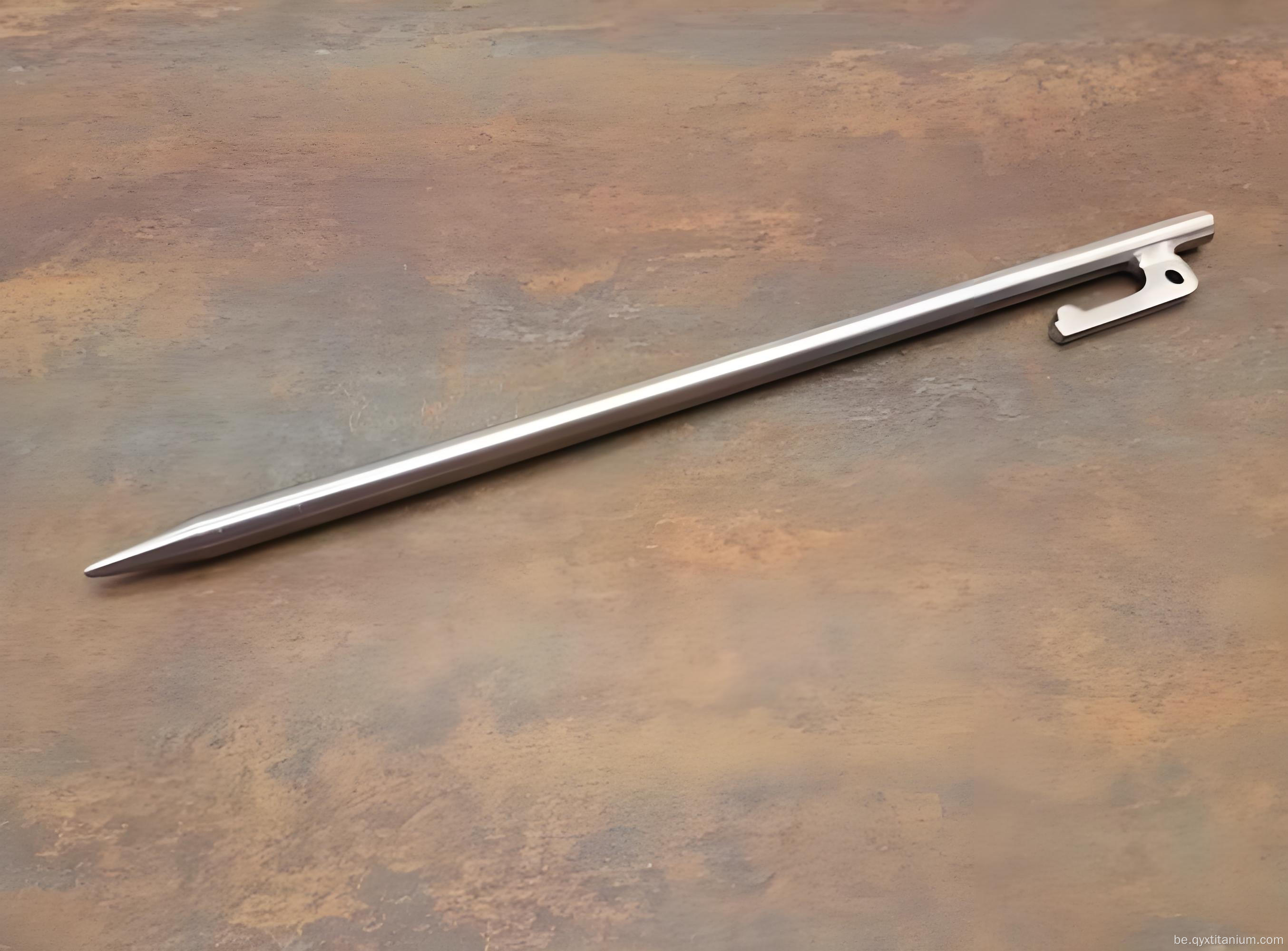 Titanium Heavy Duty Pont Pegs для адпачынку на адкрытым паветры
