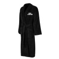 Luxury Coton Noir Coton Terry Terry Robe Paintes de robe