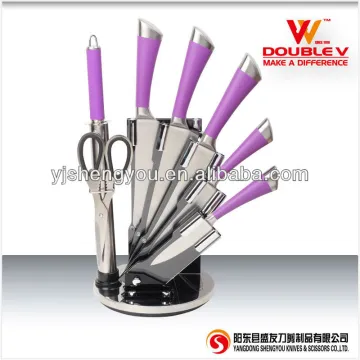 8 pcs stainless steel knife set