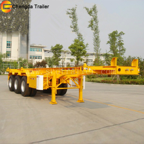 tri Axles 40tons Skeletal container Semi Trailer