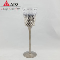 Candlestick crystal candle holders for wedding centerpieces