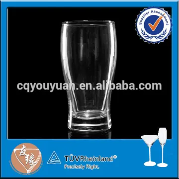 Machine blown 550ml pint beer glasses