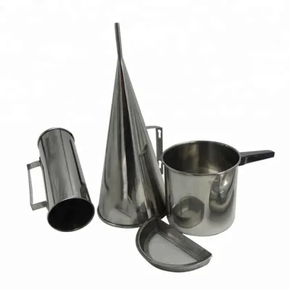 Mud Viscosity Flow Cone Apparatus: Slurry Test Kit & Viscometer