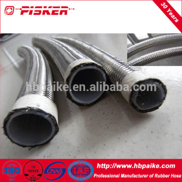 SAE 100R14,PTFE HOSE Teflon Hose With Stainless Steel Wire Braided 1/8"-1"