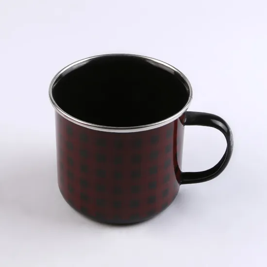 Wholesale Low Price Custom Logo Enamel Coffee Mug