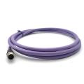 Connettore M12 Cavo maschio 5pin PVC Purple B-Code