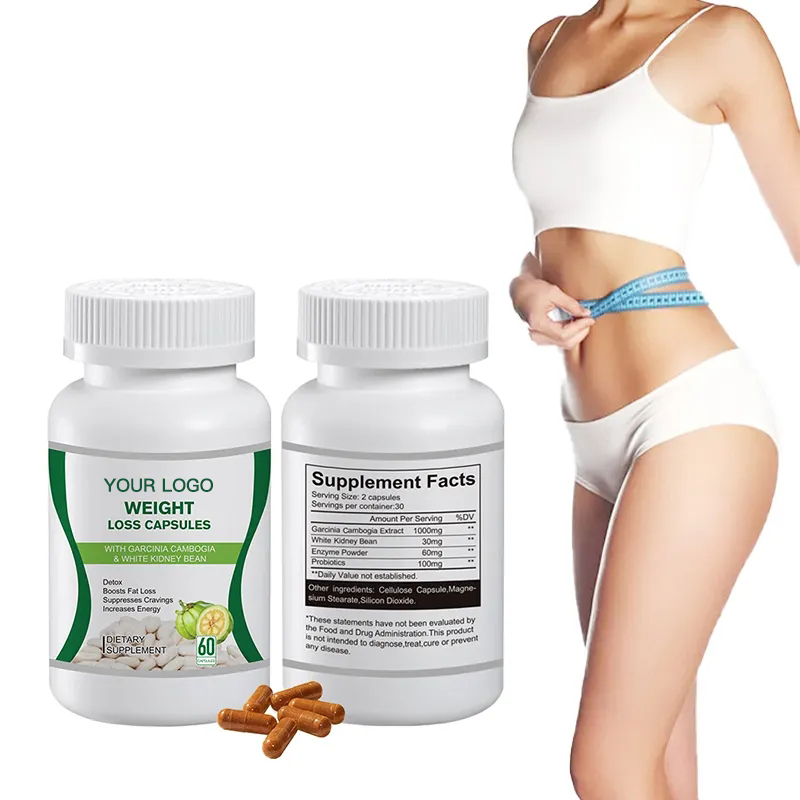 OEM/ODM Weight Loss Capsule Natural Garcinia Cambogia Extract Vegan Slimming Capsule Fat Burner Supplement