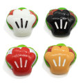 Kawaii Resina Paw Pane Cabochon Simulazione Cibo Hamburger Artigianato Charms Bambini Cucina Giocattoli Portachiavi Ornamento Parti