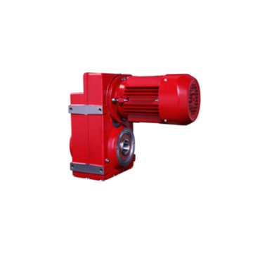 แรงบิดสูง Helical Bevel Hollow Shaft Gearbox Motor
