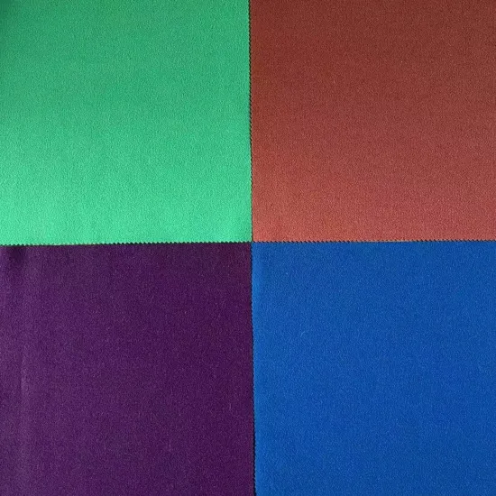 Knitted wool polyester needle punched brushed fabric