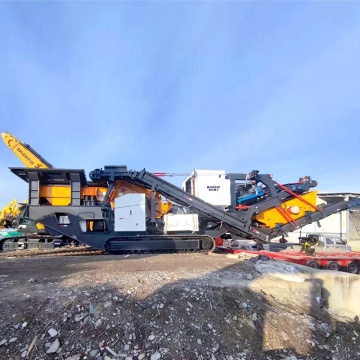 Crawler Vibration Screen Tragbarer Steinschleifer Mobile Mobile Crushing Station Mobile Crushing -Anlage zum Verkauf