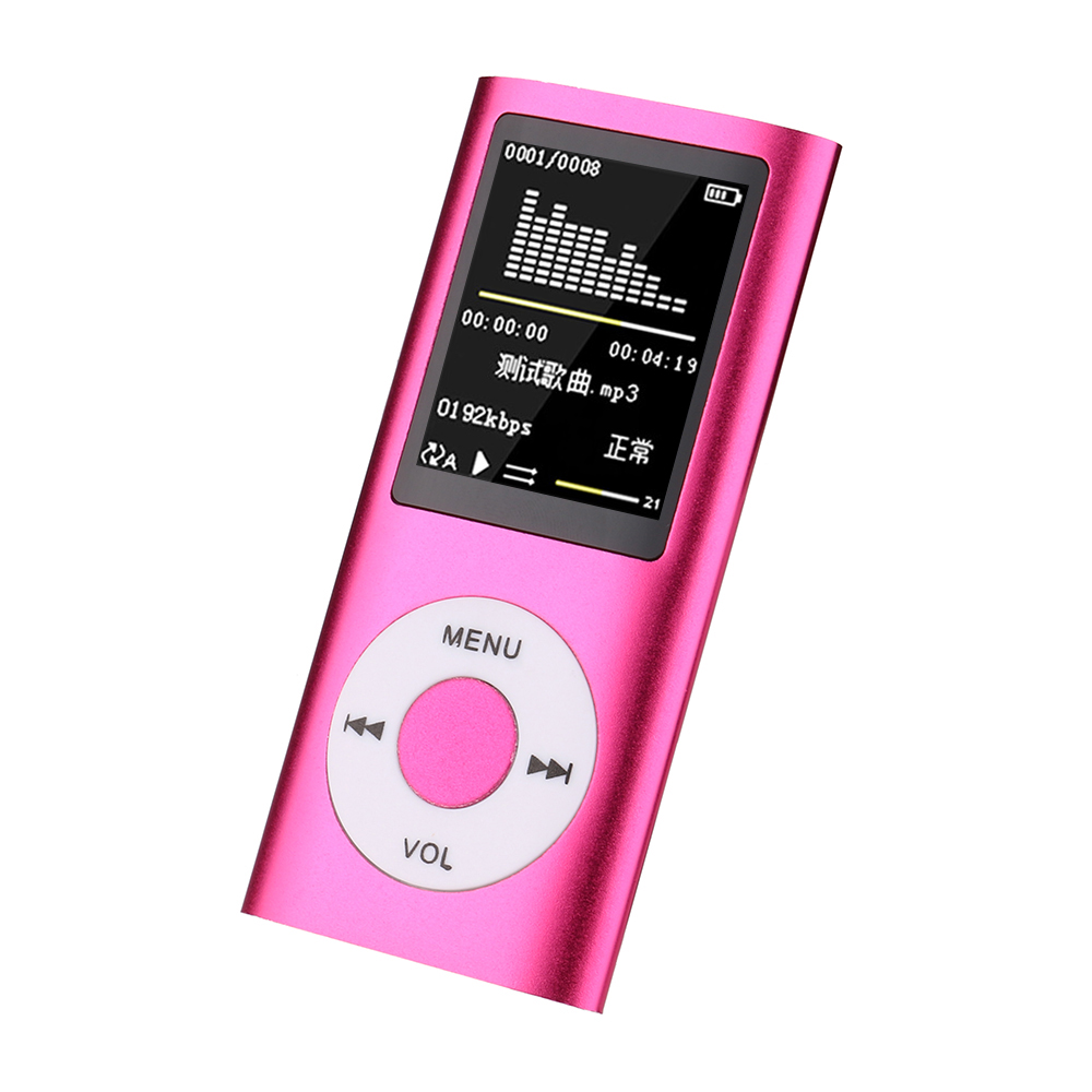 GREATLINK 1.8 Inch Mp3 Player Music Playing with Fm Radio Earphone Video 16GB 32GB 64GB Touch Tone Metal TF Micro SD Memory