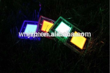 Underground Solar Lighting Multi Color Path And Garden Solar Led Brick Light