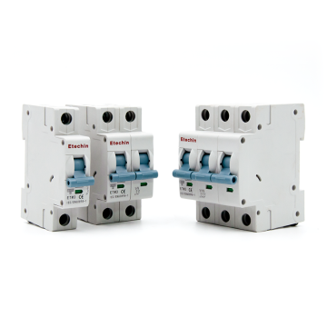 High-Quality ETM3 Miniature Circuit Breaker 4P 6KA Kema 40Amps 63A Overload Short Circuit AC Power Safety for Home DIN Rail