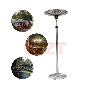 3000W Floor Standing Electric Carbon Fiber Heater Halogen Patio Heater