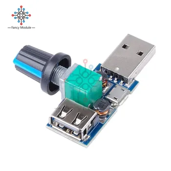 DC 5V Micro USB Fan Governor Wind Speed Controller Air Volume Regulator Cooling Mute Multifunction Noise Reduction Switch Module