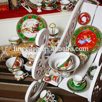 Ceramic Christmas Candle Holders